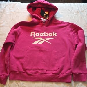 Reebok Pink Hoodie Sweatshirt